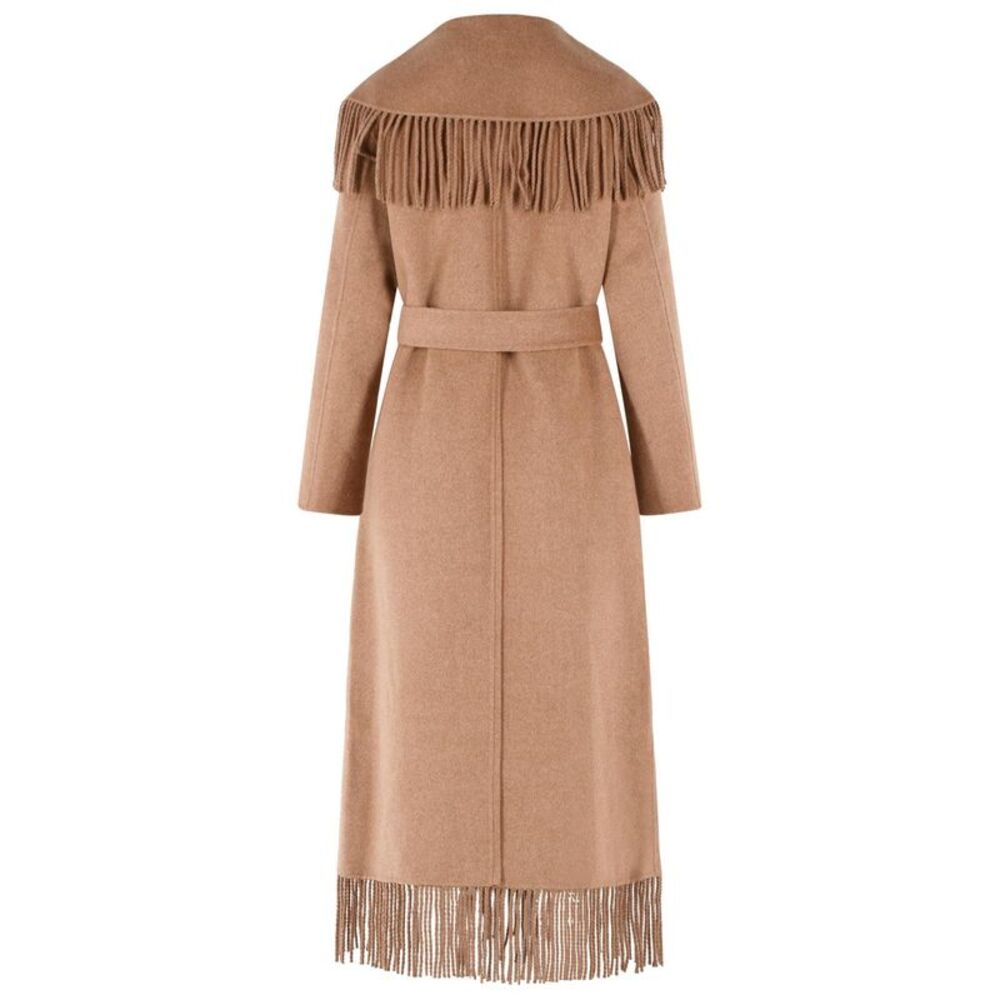 Simkhai 'Carrie' Camel Beige Wool Blend Coat Women - Picture 3 of 3